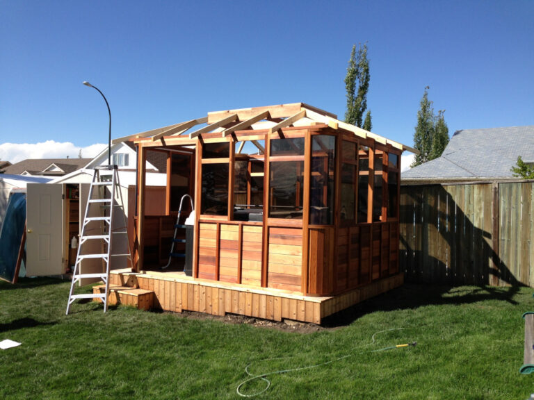 assembling a hot tubb gazebo in Calgary AB